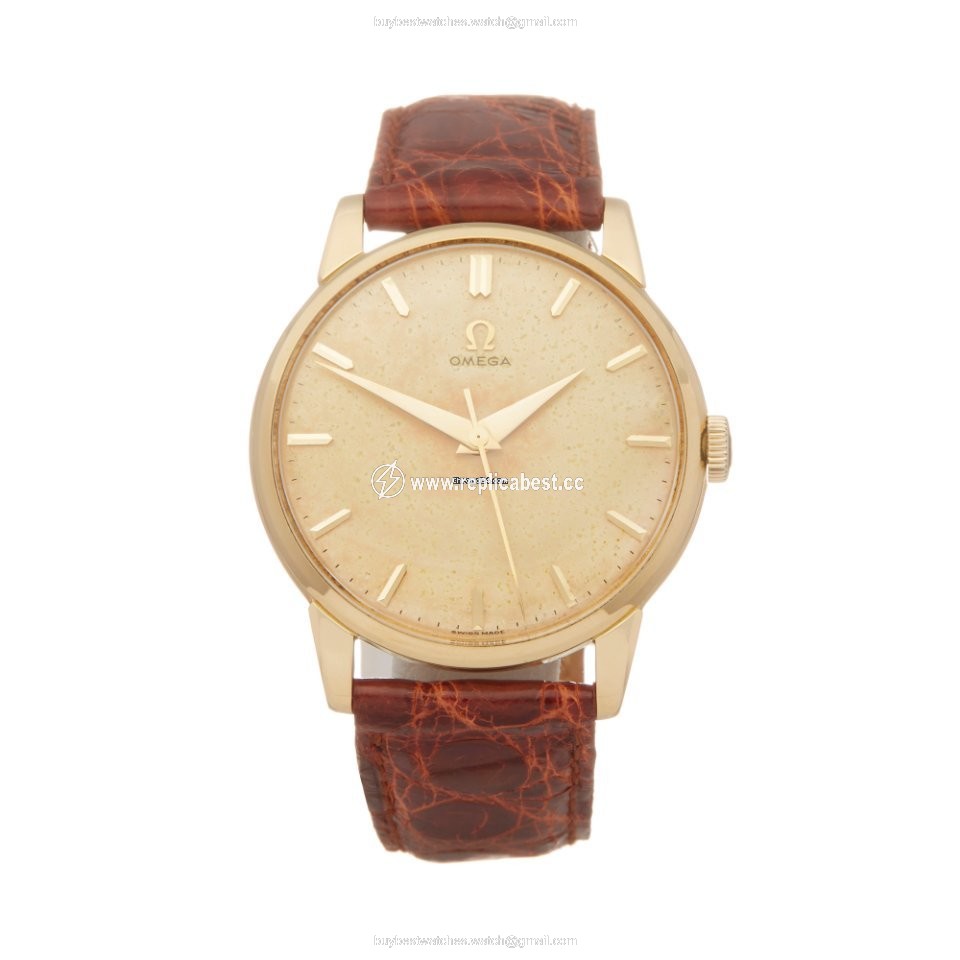 Omega Mens watch Unisex Manual winding Yellow gold 2895