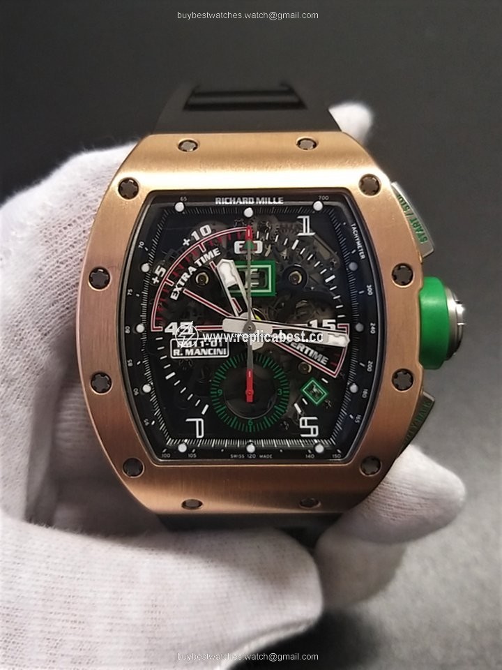 Richard Mille RM 011 Automatic Rose gold RM11-01 ROBERTO MANCINI