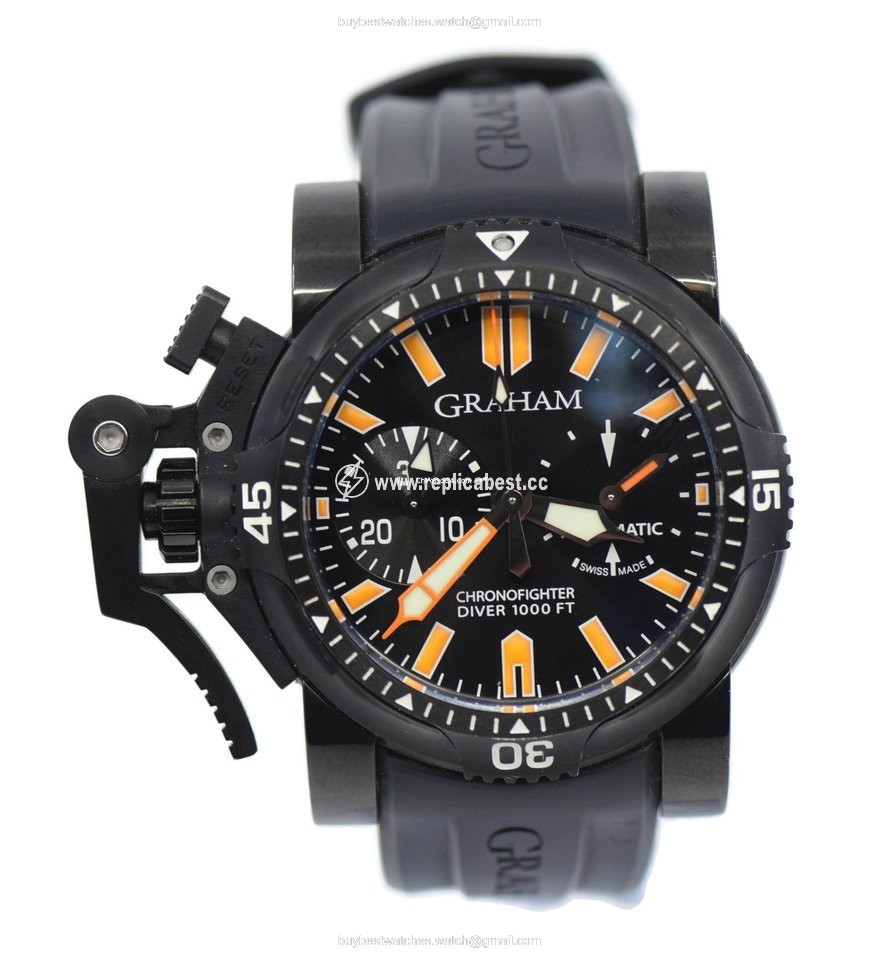 Graham Chronofighter Oversize Mens watch Unisex Automatic Steel 2OVEZ.B02B.K10B