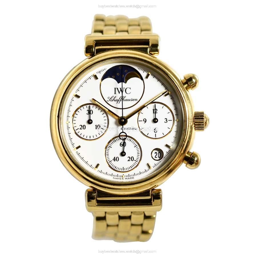 IWC Da Vinci Chronograph Quartz Yellow gold IW9536