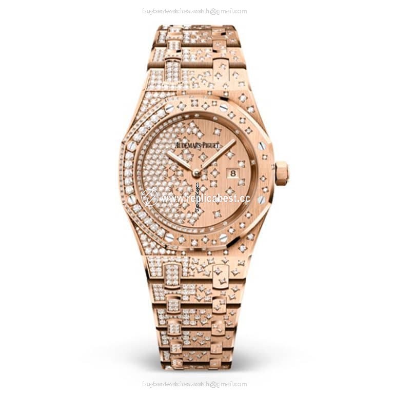 Audemars Piguet Royal Oak Lady Womens watch Quartz Rose gold 67654OR.ZZ.1264OR.01