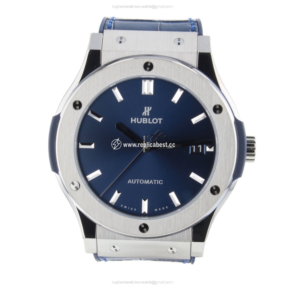 Hublot Classic Fusion Blue Mens watch Unisex Automatic Titanium 511NX7170LR