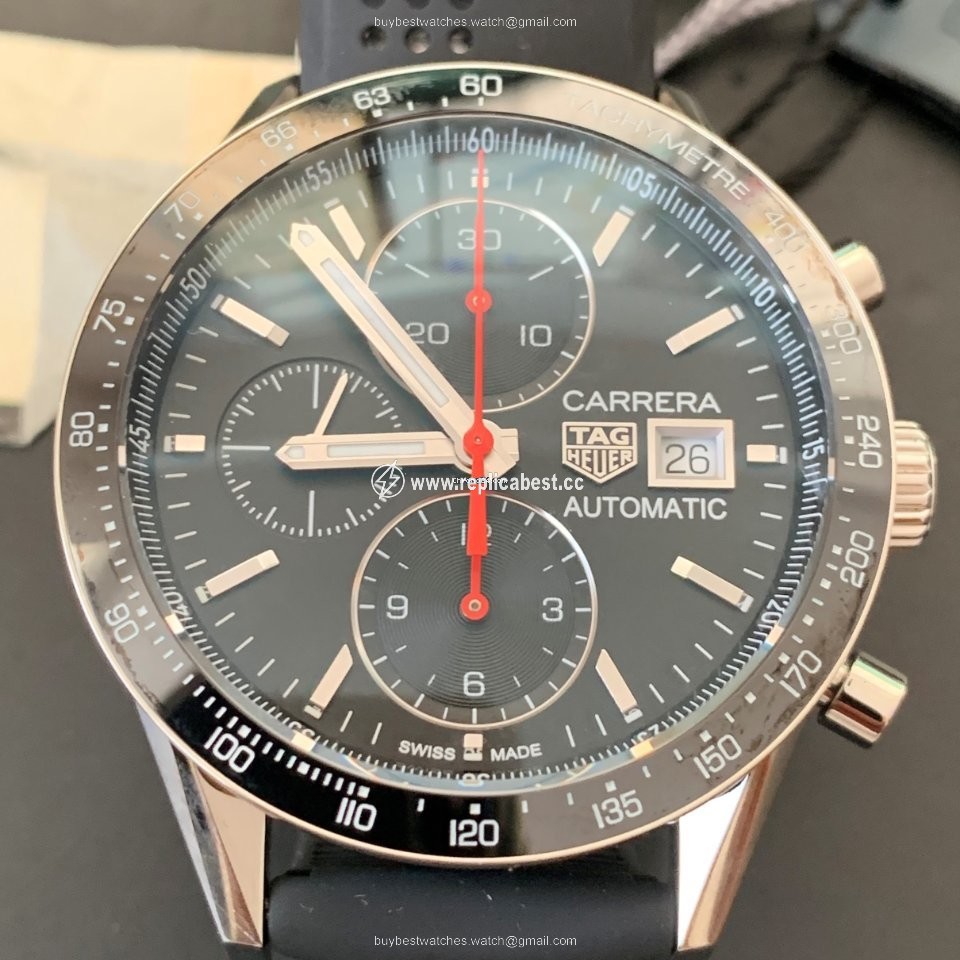 TAG Heuer Carrera Calibre 16 Mens watch Unisex Automatic Steel CV201AK.FT6040