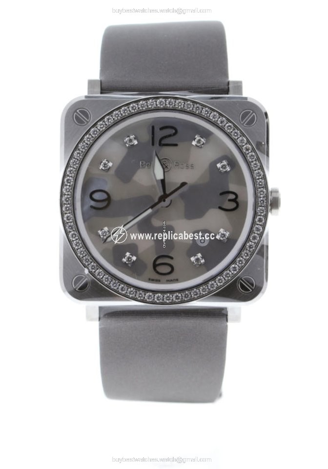 Bell & Ross BR S Mens watch Unisex Quartz BRS-CAMO-ST-LGD