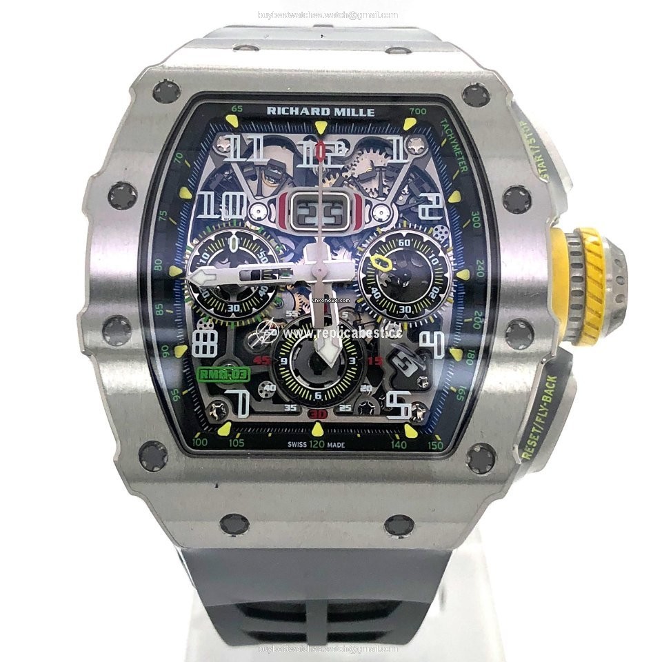 Richard Mille RM 011 Mens watch Unisex Automatic Titanium RM 11-03 Ti
