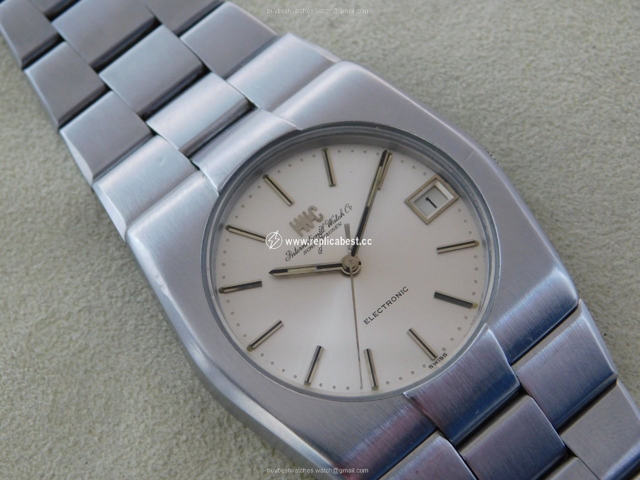 IWC Mens watch Unisex Quartz Steel 3403