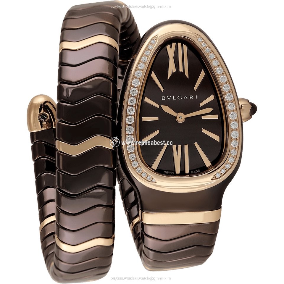 Bulgari Serpenti Womens watch Quartz Ceramic 103060 SPC35C11GDC11CG.1T