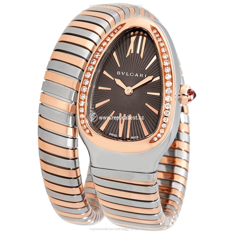 Bulgari Serpenti Womens watch Quartz Gold Steel 102681 SP35C14SPGD.1T