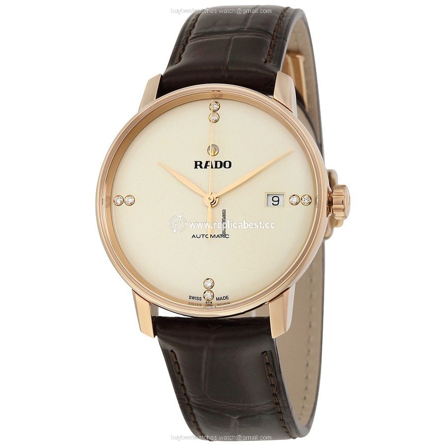 Rado Coupole Mens watch Unisex Automatic Gold Steel R22861765