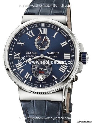 Ulysse Nardin Marine Chronometer Manufacture Mens watch Unisex Automatic Steel 1183-126 43