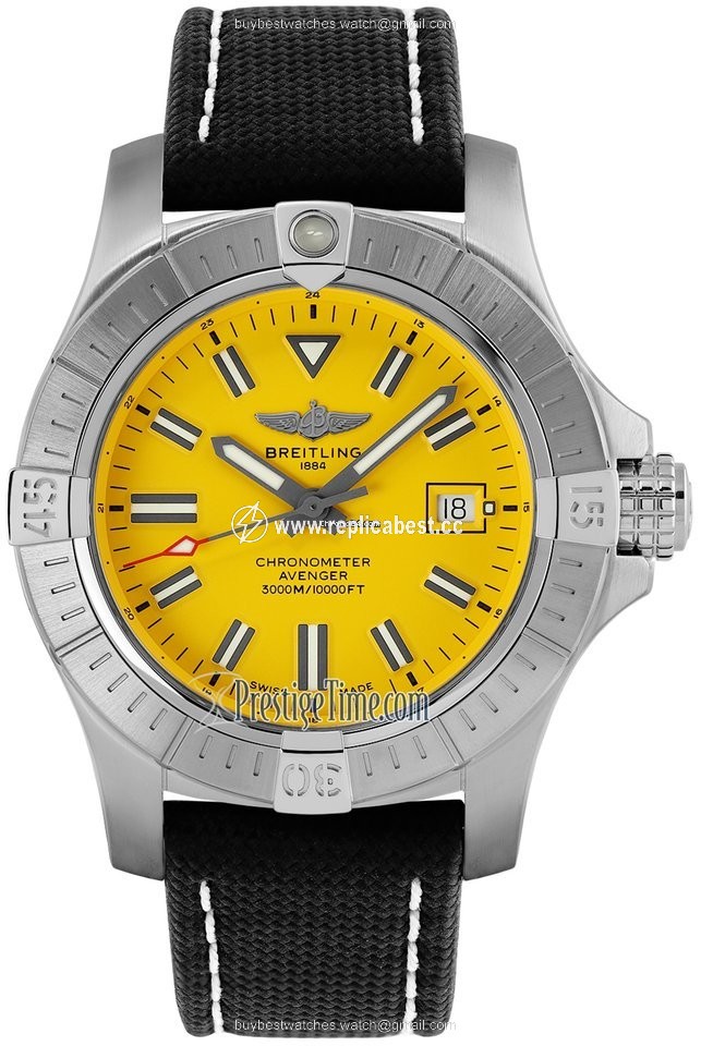 Breitling Avenger Seawolf Mens watch Unisex Automatic Steel a17319101I1x2