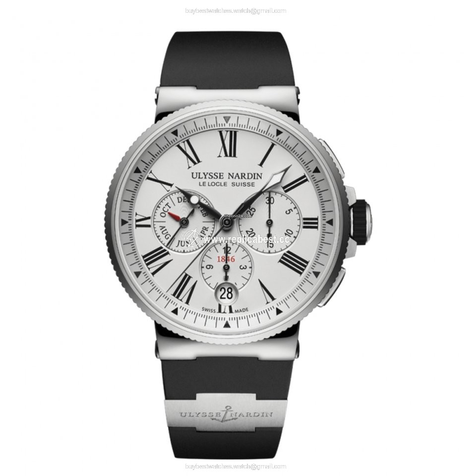 Ulysse Nardin Marine Chronograph Mens watch Unisex Automatic Steel 15331503 40