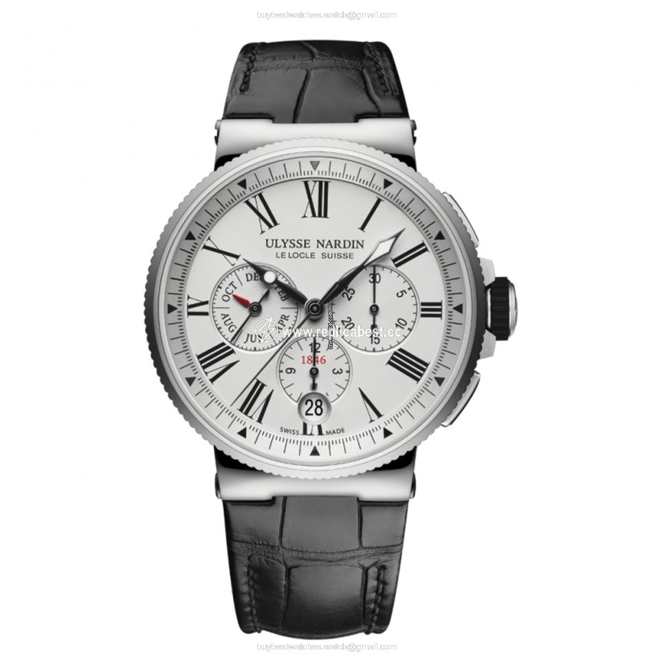 Ulysse Nardin Marine Chronograph Mens watch Unisex Automatic Steel 1533150 40