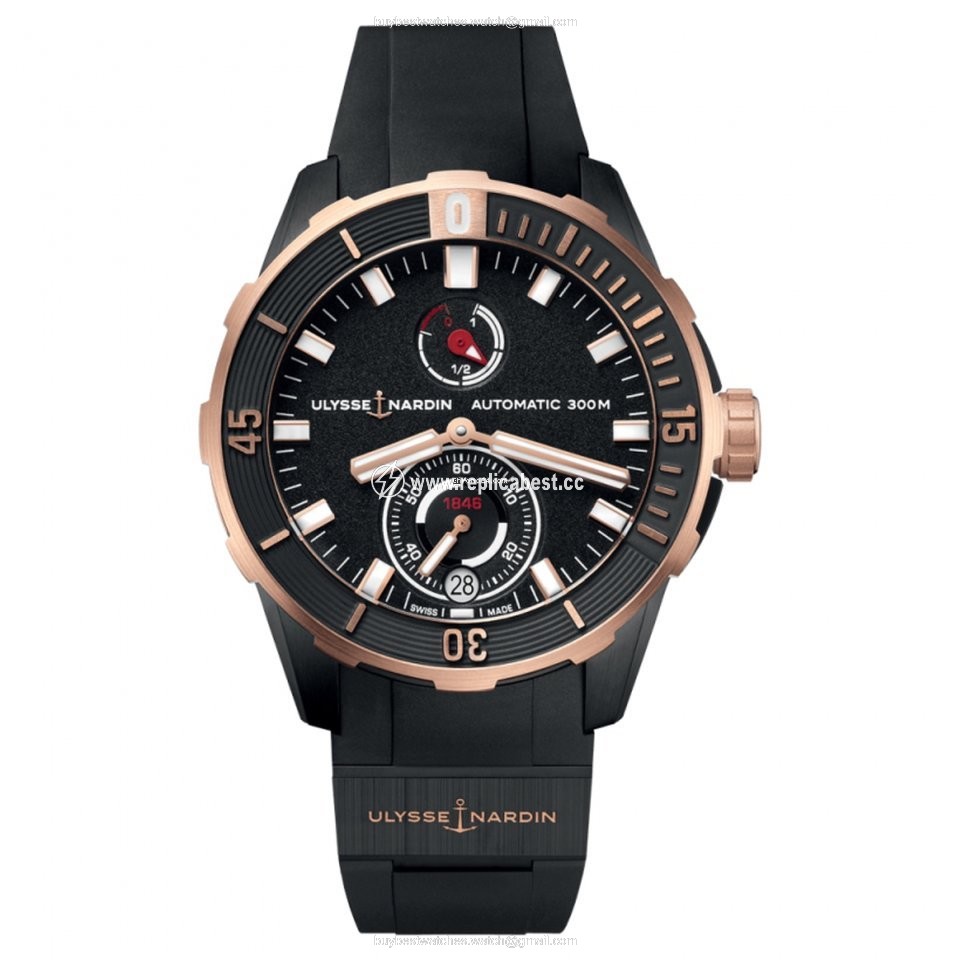 Ulysse Nardin Mens watch Unisex Automatic Rose gold 11851703 BLACK