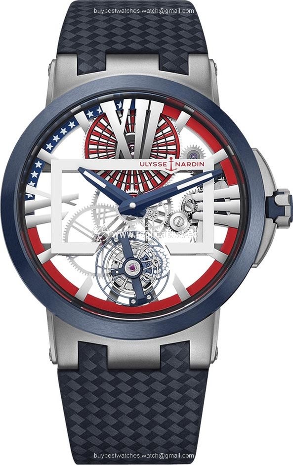 Ulysse Nardin Executive Skeleton Tourbillon Mens watch Unisex Manual winding Titanium 1713-139LE US USA Limited Edition