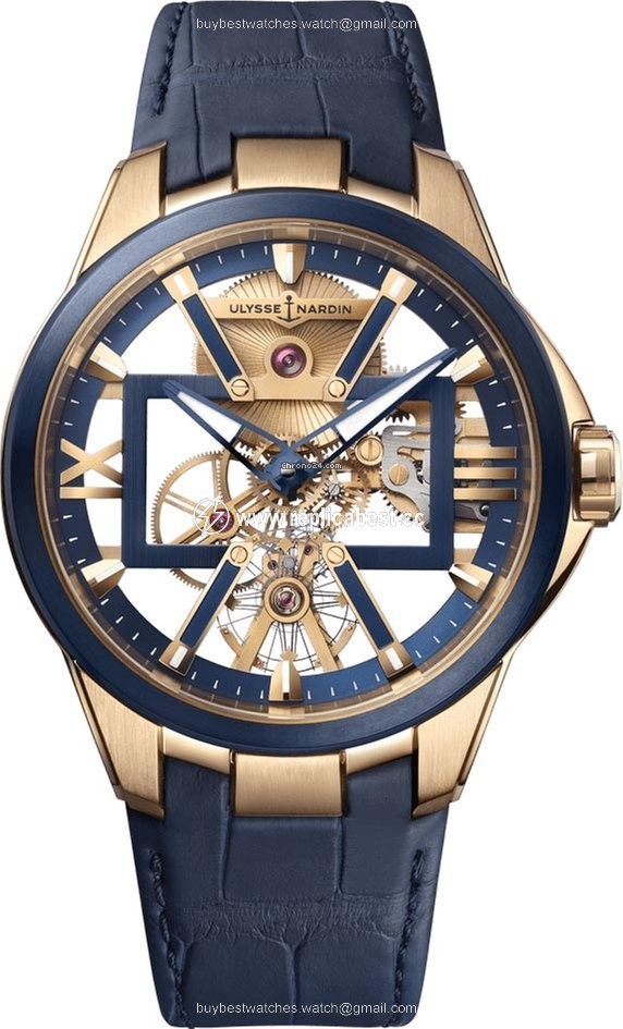 Ulysse Nardin Executive Mens watch Unisex Manual winding Rose gold 3716-260 03