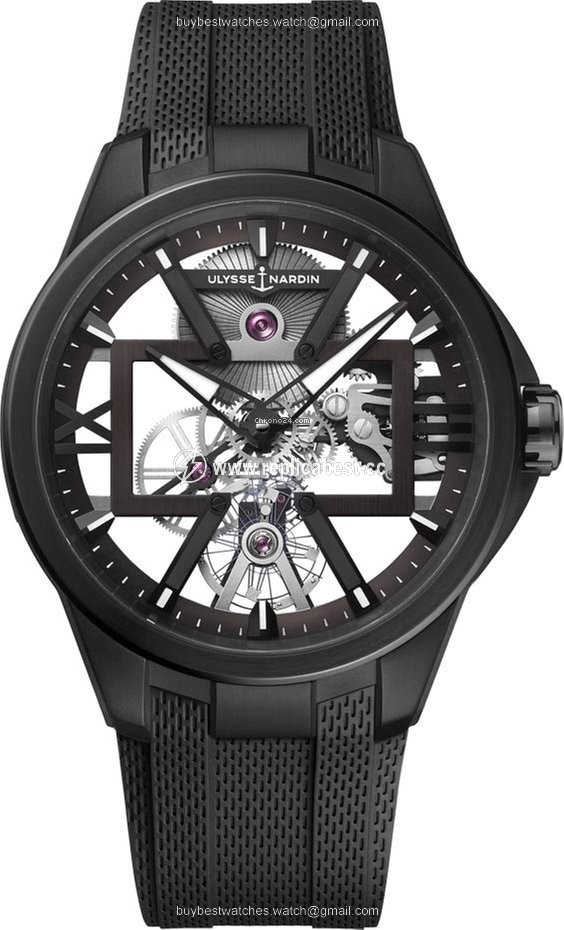 Ulysse Nardin El Toro Black Toro Mens watch Unisex Manual winding Titanium 3713-260-3 BLACK
