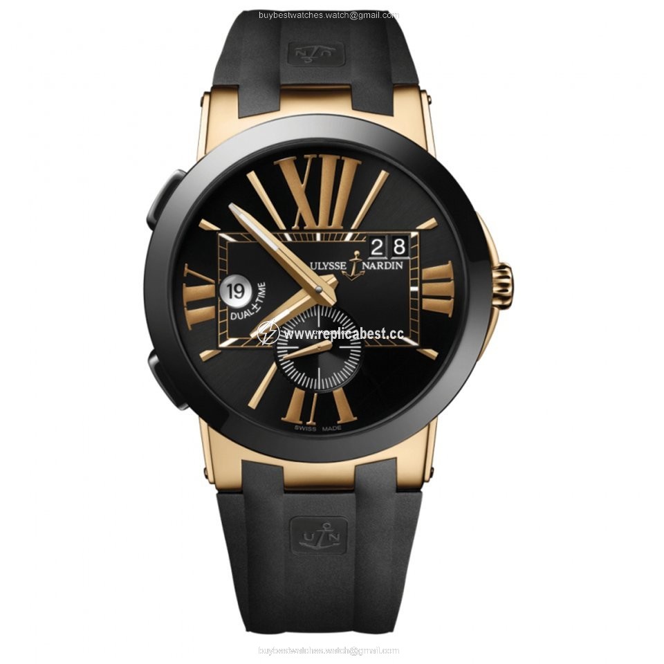 Ulysse Nardin Executive Dual Time Mens watch Unisex Automatic Rose gold 246003 42