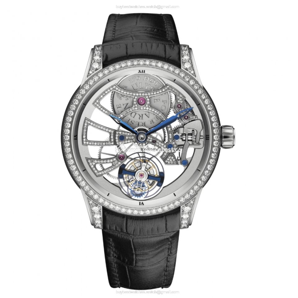 Ulysse Nardin Classic Skeleton Tourbillon Mens watch Unisex Manual winding White gold 1700129BC