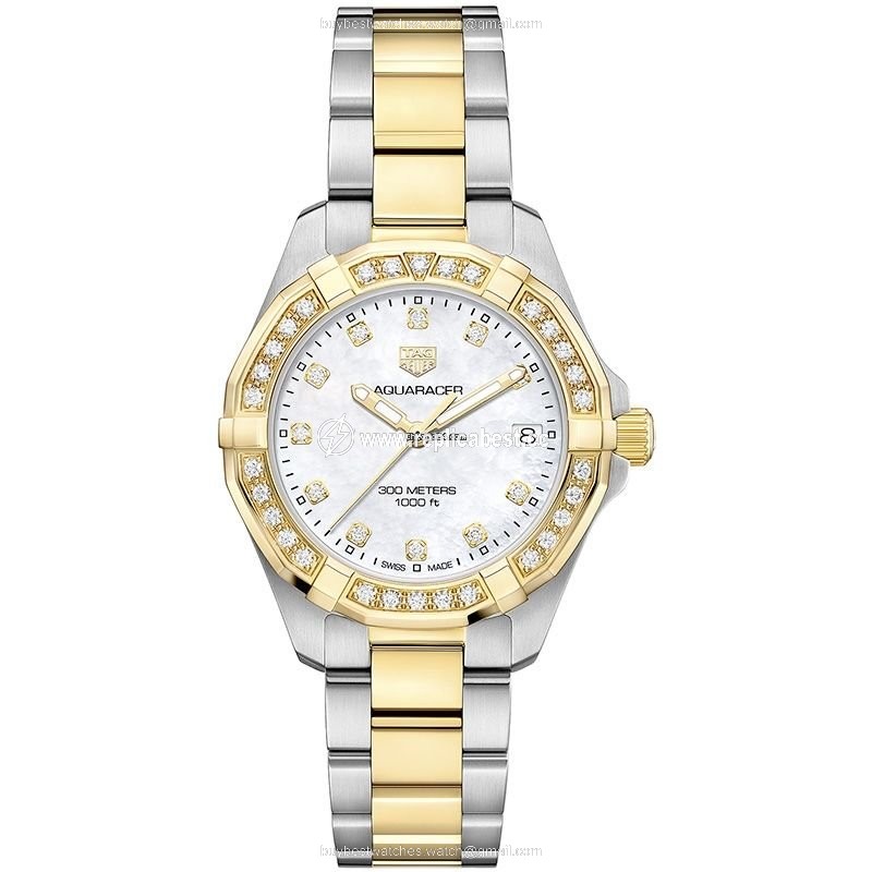 TAG Heuer Aquaracer Lady Womens watch Quartz Gold Steel WBD1323.BB0320