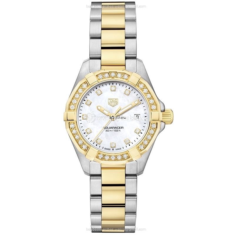 TAG Heuer Aquaracer Lady Womens watch Quartz Gold Steel WBD1423.BB0321