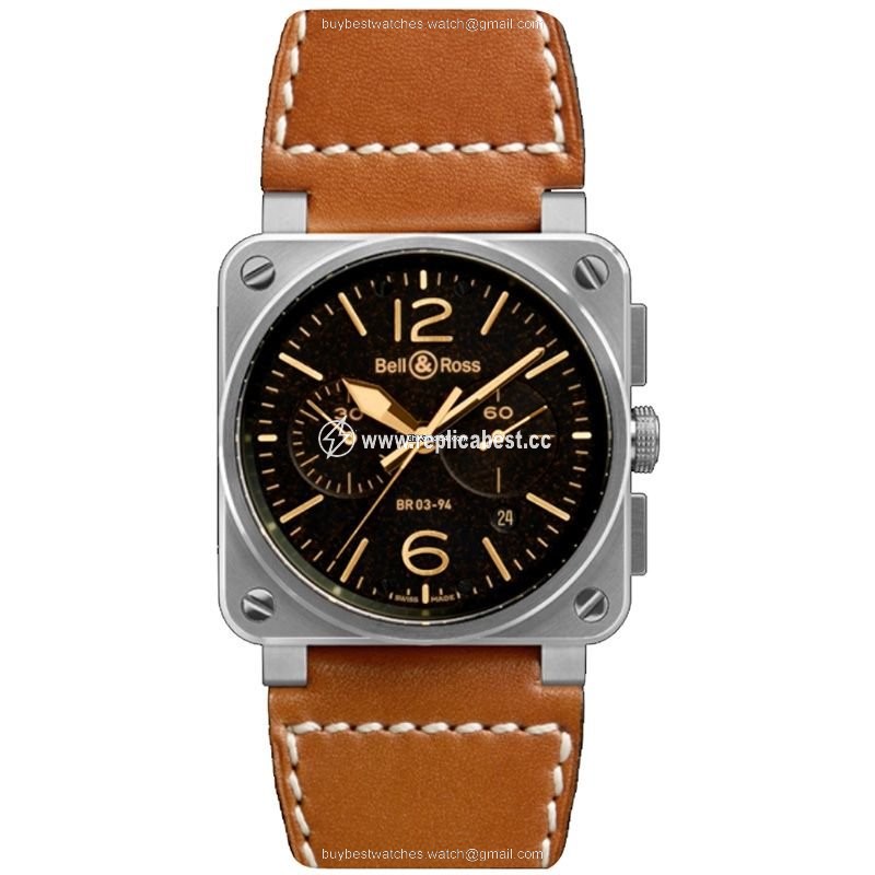 Bell & Ross BR 03-94 Chronographe Mens watch Unisex Automatic Steel BR0394-ST-G-HE SCA