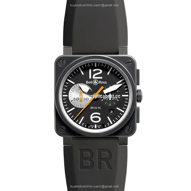 Bell & Ross BR 03-94 Chronographe Mens watch Unisex Automatic BR0394-BW