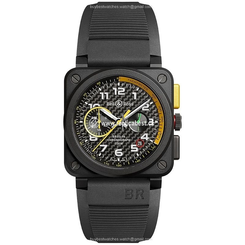 Bell & Ross BR 03-94 Chronographe Mens watch Unisex Automatic Steel BR0394-RS17