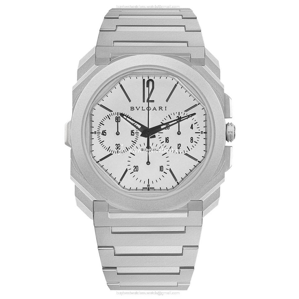 Bulgari Octo Mens watch Unisex Automatic Titanium 103068 BGO42C14TTXTCHGMT