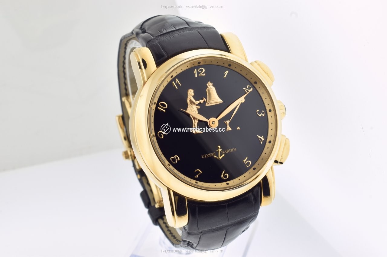 Ulysse Nardin Mens watch Unisex Manual winding Rose gold 756-88