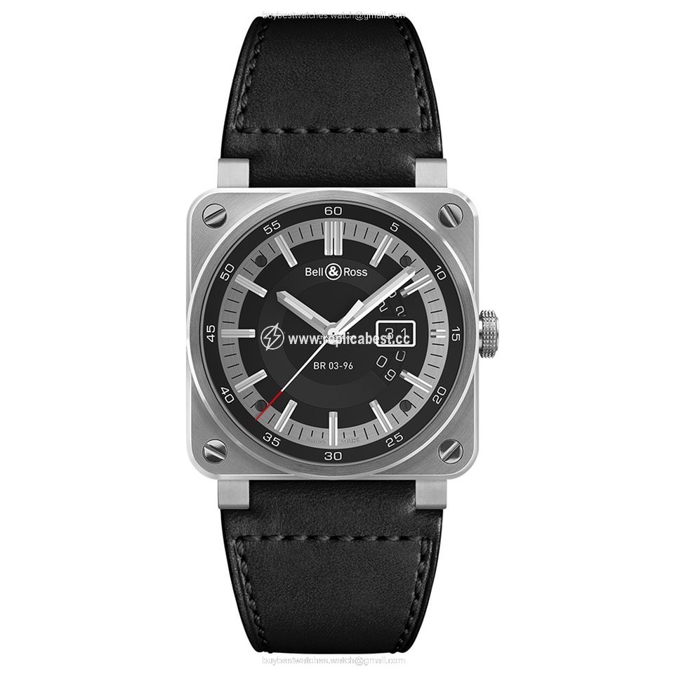 Bell & Ross BR 03-96 Grande Date Mens watch Unisex Automatic Steel BR0396-SI-ST