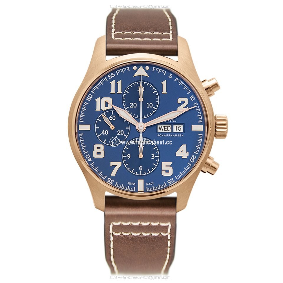 IWC Pilot Chronograph Mens watch Unisex Automatic Red gold IW377721
