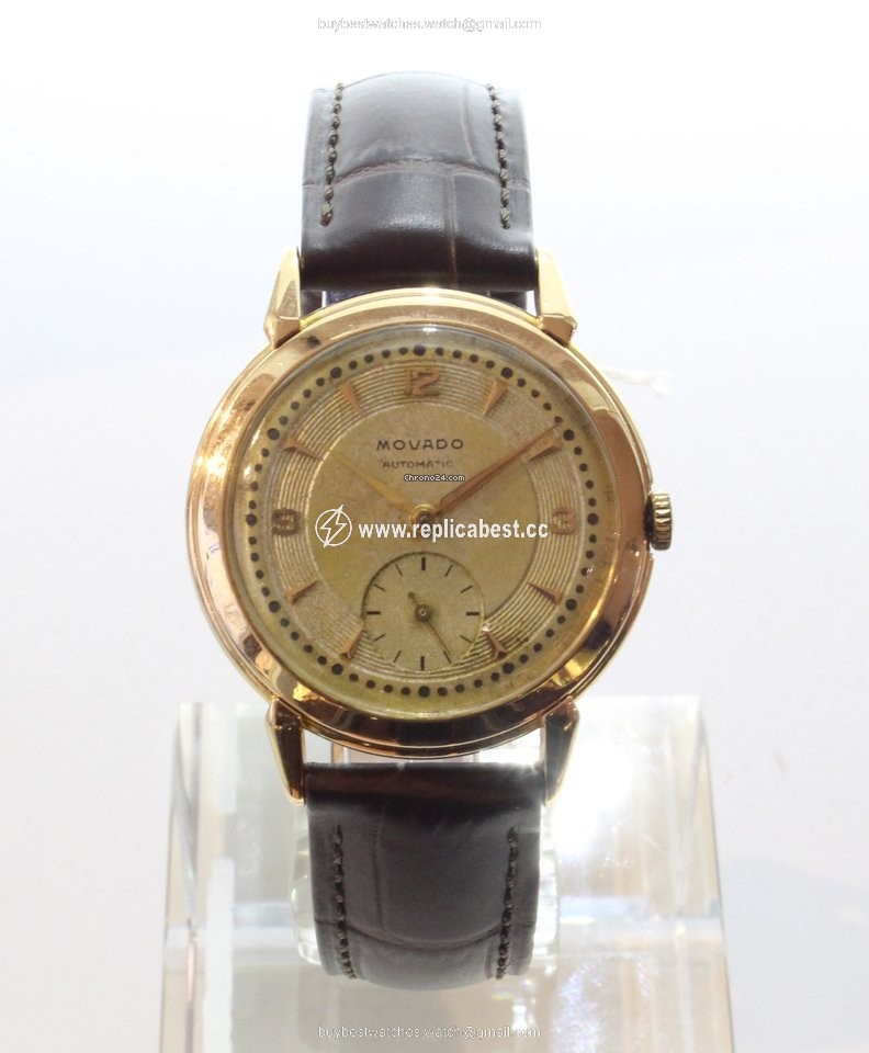 Movado Mens watch Unisex Automatic Yellow gold R8406
