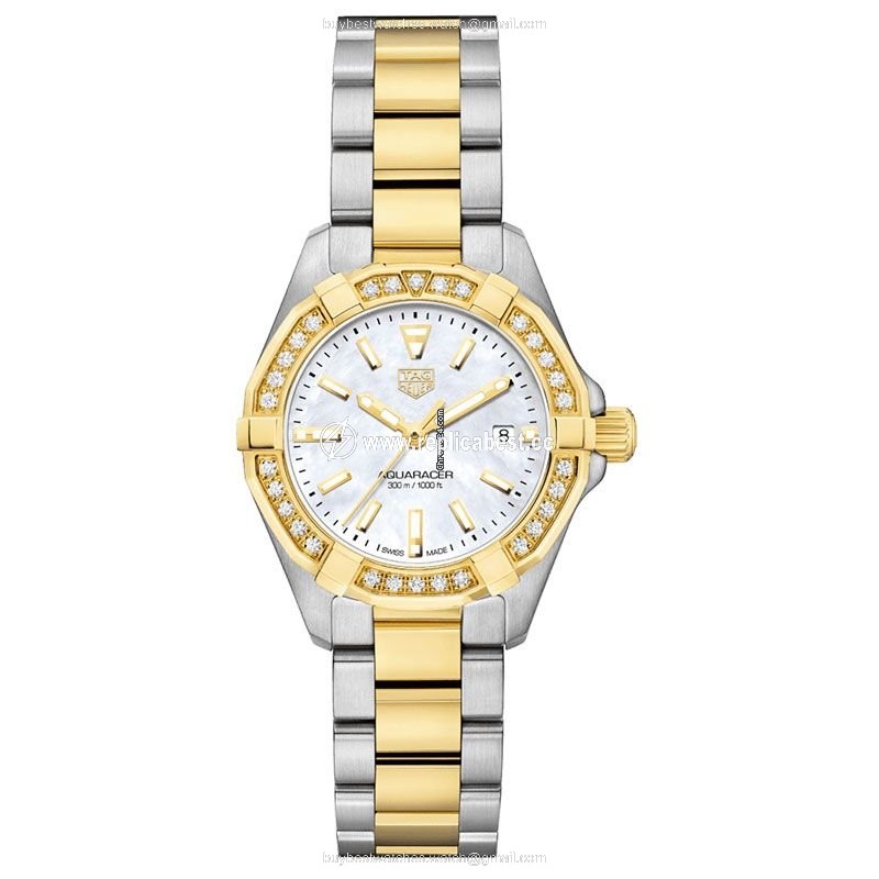 TAG Heuer Aquaracer Lady Womens watch Quartz Gold Steel WBD1421.BB0321