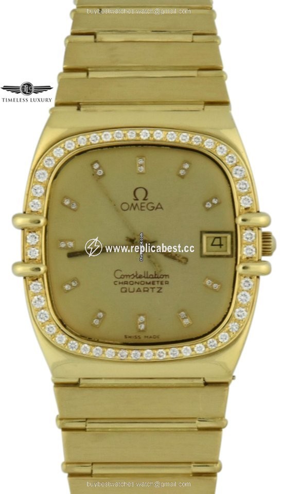 Omega Constellation Quartz Mens watch Unisex Quartz Yellow gold 498.0019