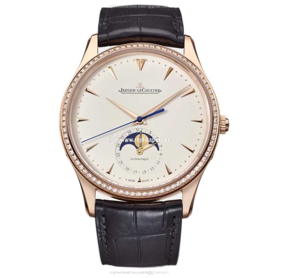 Jaeger-LeCoultre Master Ultra Thin Moon Mens watch Unisex Automatic Rose gold 1362501