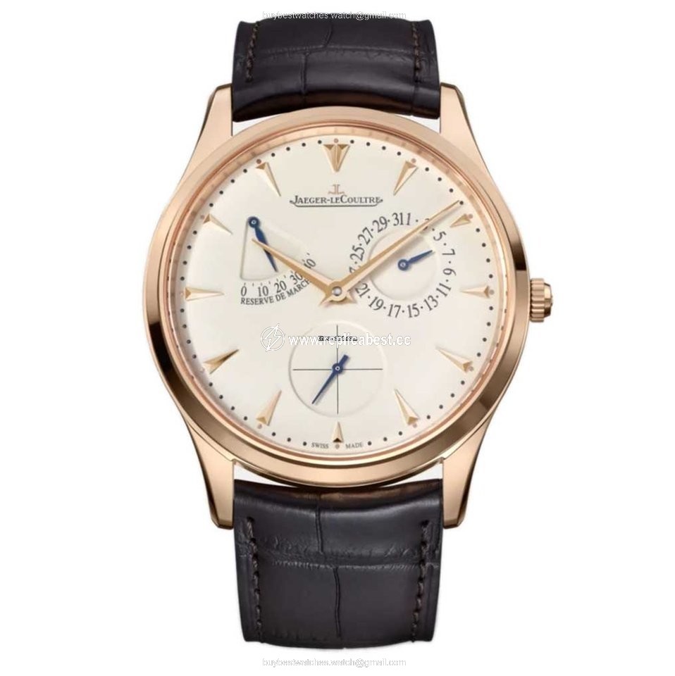 Jaeger-LeCoultre Master Ultra Thin Reserve de Marche Mens watch Unisex Automatic Rose gold 1372520