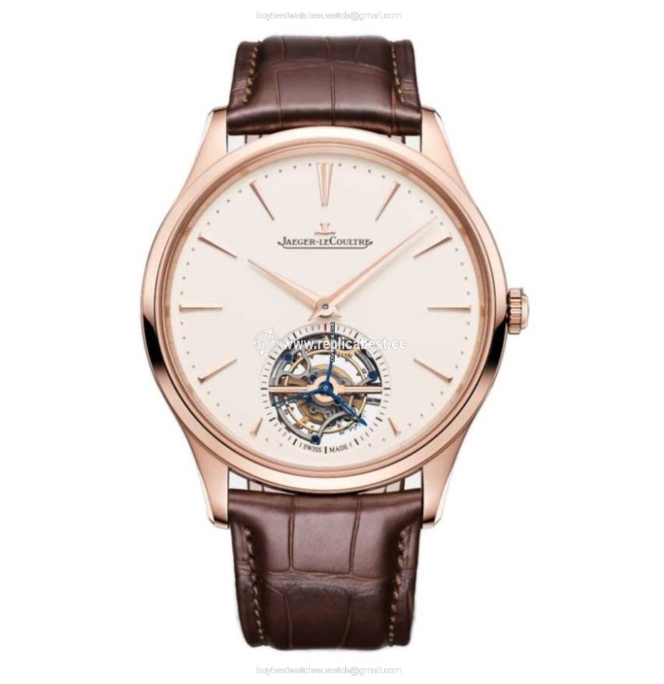 Jaeger-LeCoultre Master Ultra Thin Tourbillion Mens watch Unisex Automatic Rose gold Q1682410