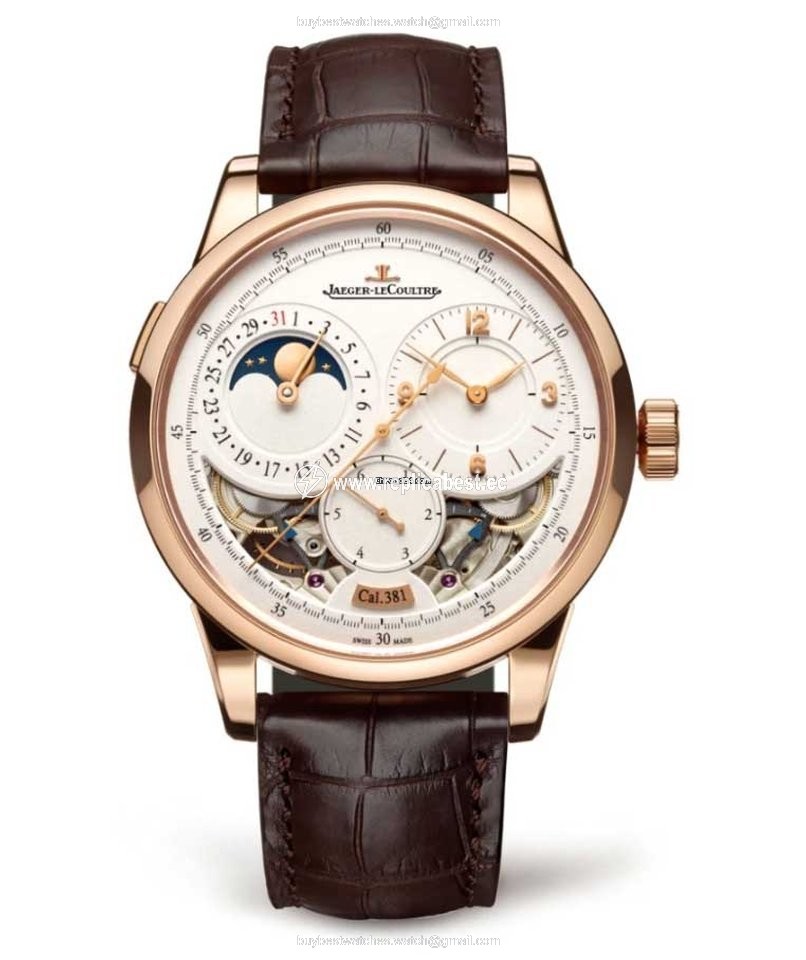 Jaeger-LeCoultre Duometre Mens watch Unisex Manual winding Rose gold 6042422