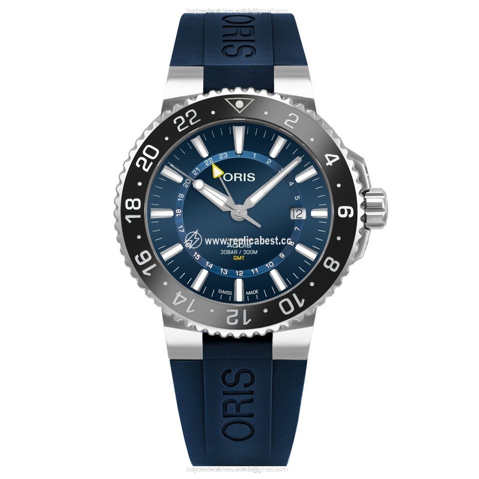Oris Aquis GMT Date Mens watch Unisex Automatic Steel 01 798 7754 4135-07 4 24 65EB