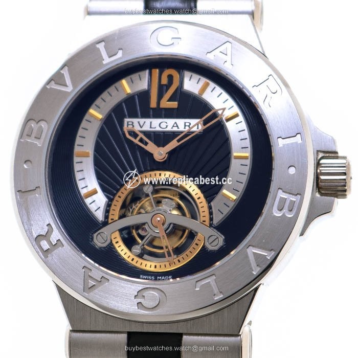 Bulgari Diagono Mens watch Unisex Automatic Platinum DG42PTB