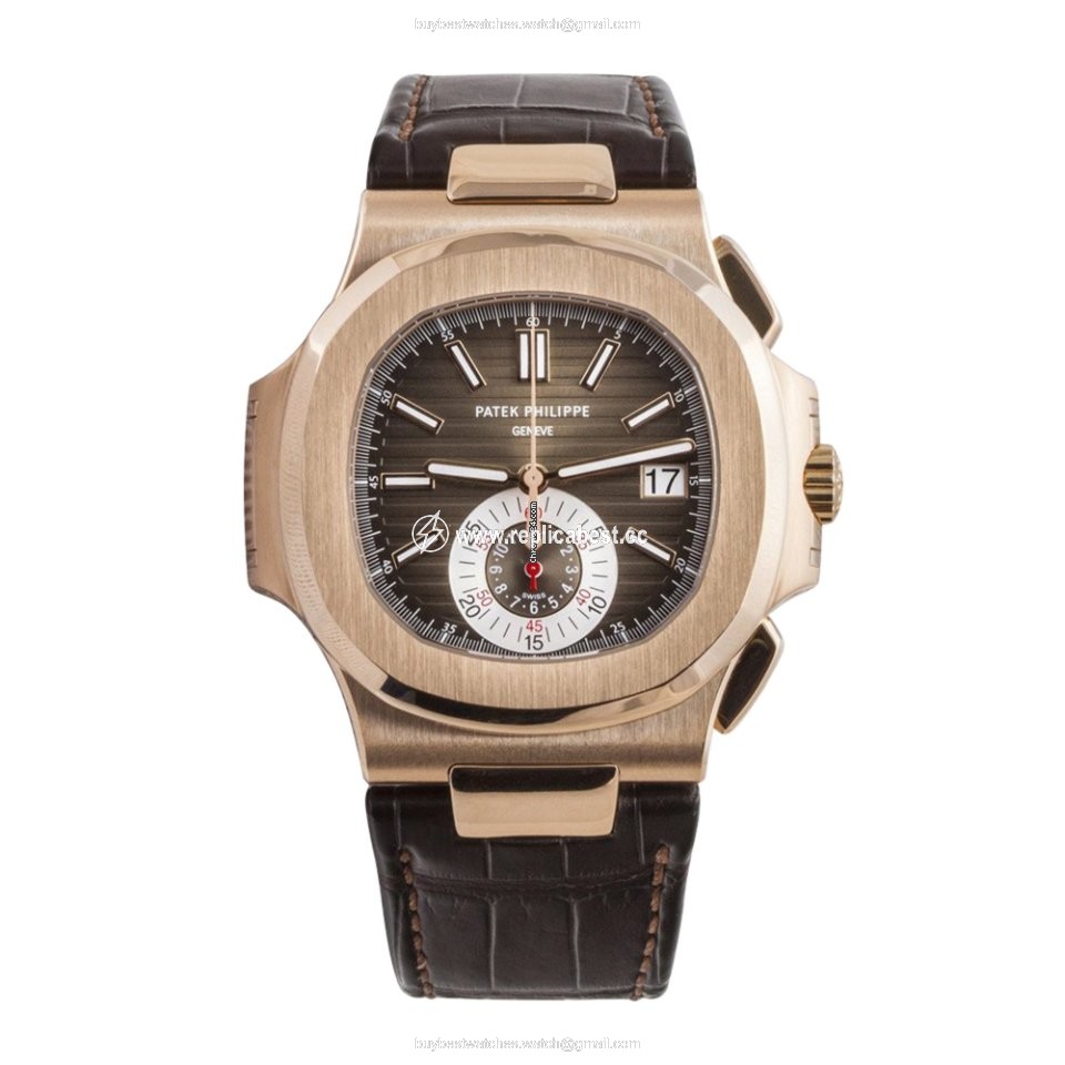 Patek Philippe Nautilus Mens watch Unisex Automatic Rose gold 5980 R-001