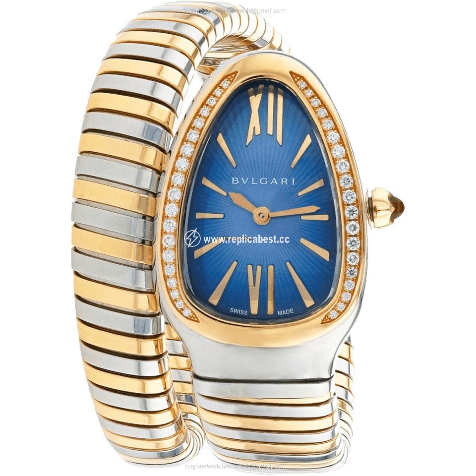 Bulgari Serpenti Womens watch Quartz Gold Steel 102984 SP35C3SPGD.1T