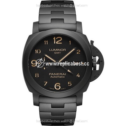 Panerai Luminor 1950 3 Days GMT Automatic Mens watch Unisex Automatic Ceramic PAM01438-1