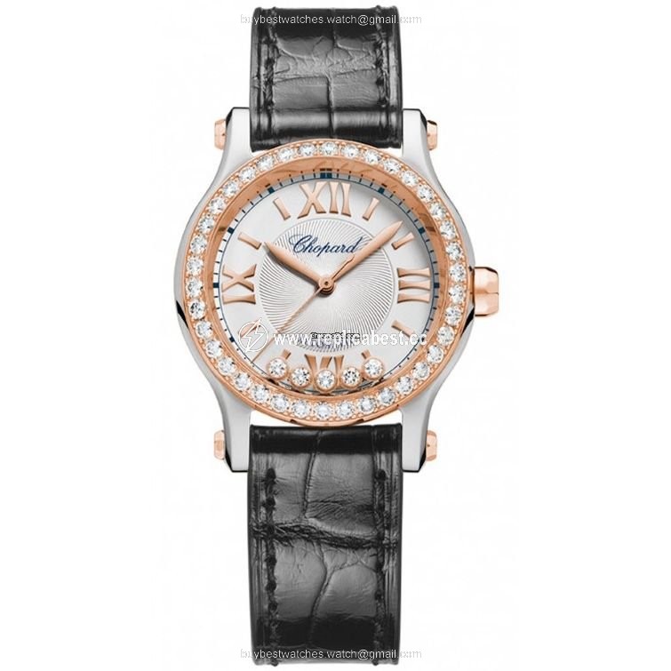 Chopard Happy Sport Womens watch Automatic Gold Steel 278573-6003