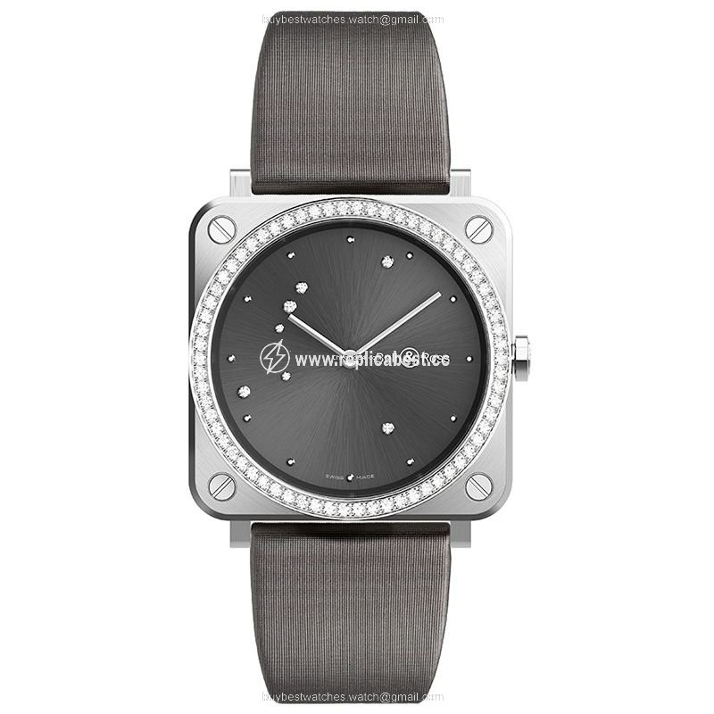 Bell & Ross BR S Womens watch Quartz Steel BRS-ERU-ST-LGD SCA