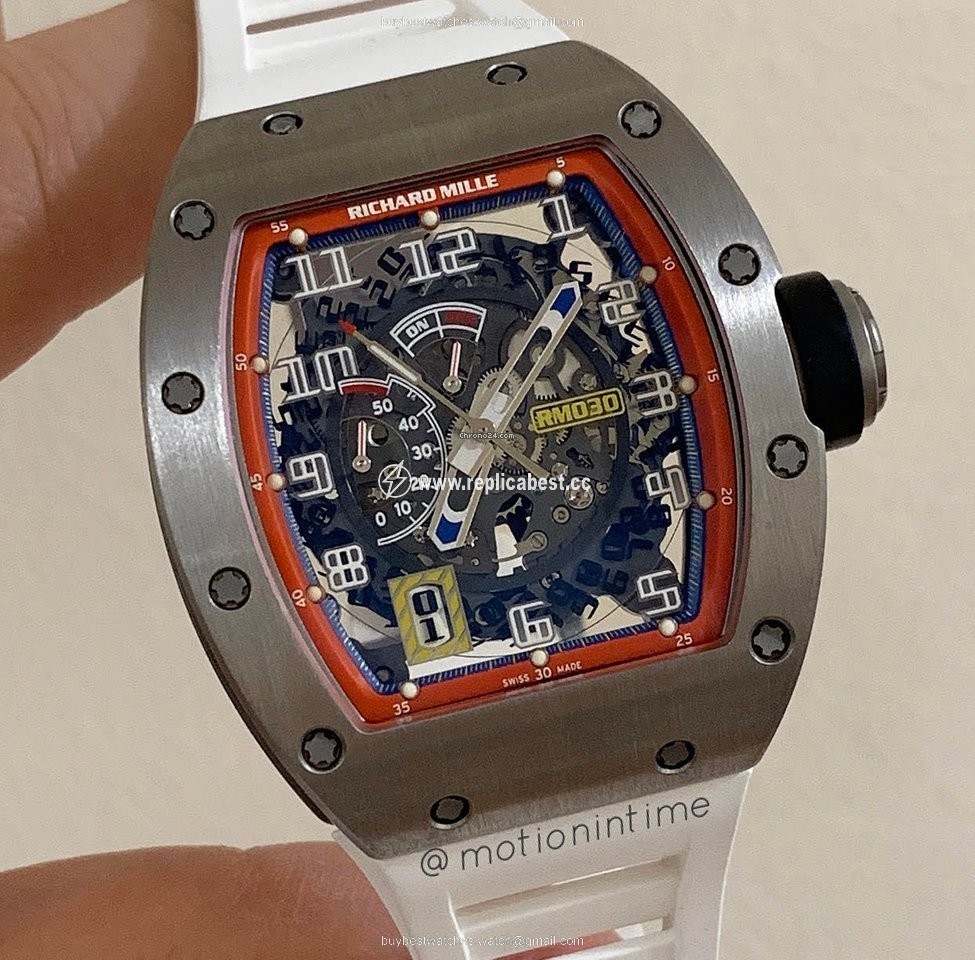 Richard Mille RM 030 Mens watch Unisex Automatic Titanium RM030 rm30