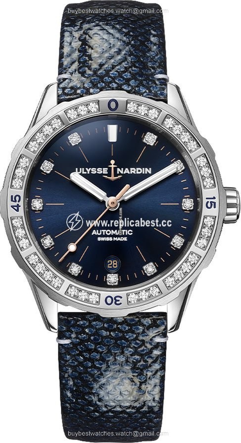 Ulysse Nardin Lady Diver Womens watch Automatic Steel 8163-182B.2 13