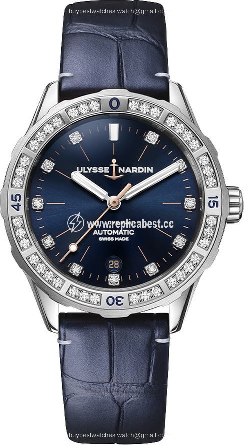 Ulysse Nardin Lady Diver Womens watch Automatic Steel 8163-182B.1 13