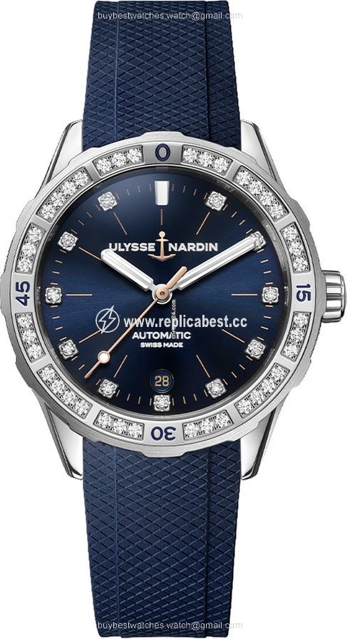 Ulysse Nardin Lady Diver Womens watch Automatic Steel 8163-182B-3 13